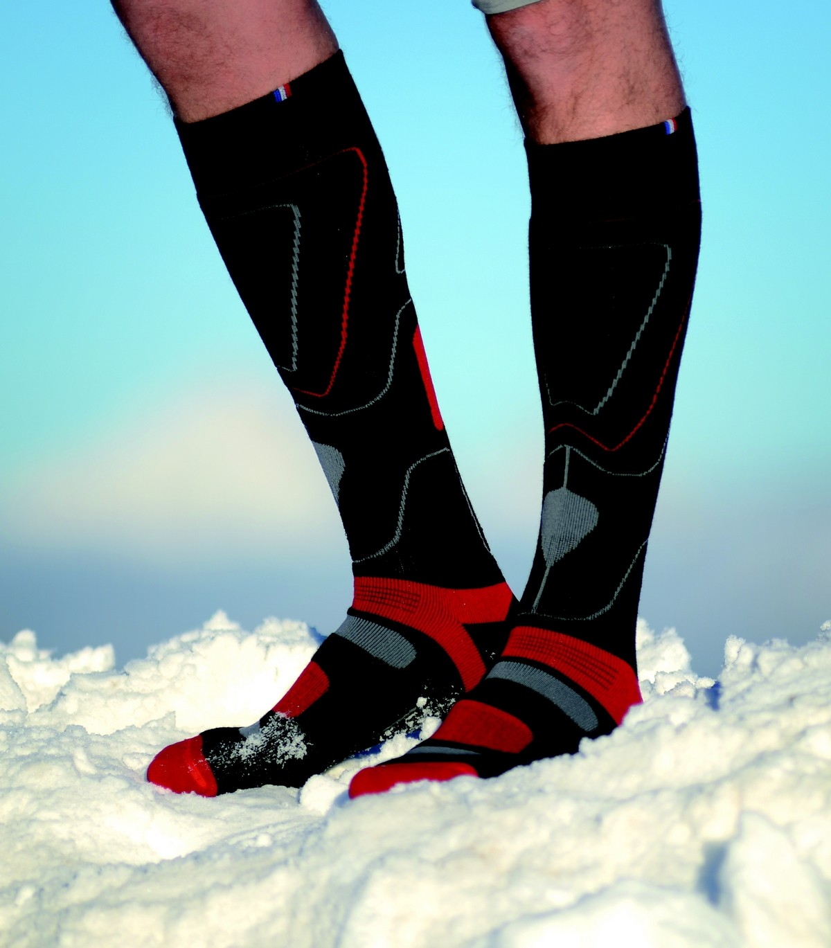 Chaussettes de Ski LCF - Bio Céramique - Bleu