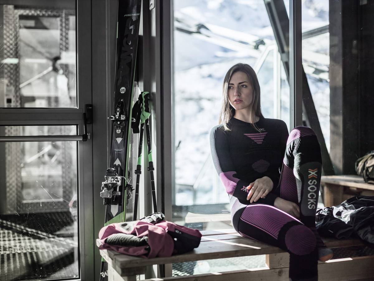 GelProtech Ski : Chaussette de ski avec gel pour le tibia